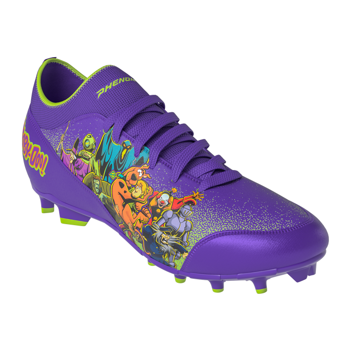 Scooby-Doo 'Unmasked' Purple Football Cleats - Velocity 3.0 by Phenom Elite