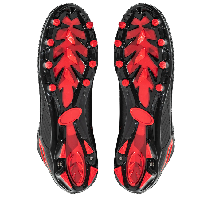 Quantum Speed: Football Cleats - Black Cobra Skin