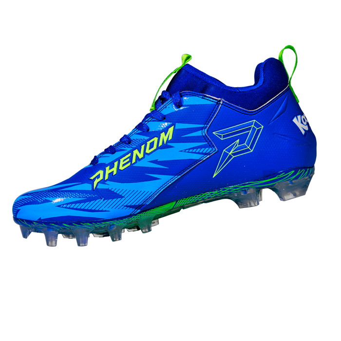 Kool-Aid 'Great Bluedini' Football Cleats - Quantum Speed by Phenom Elite