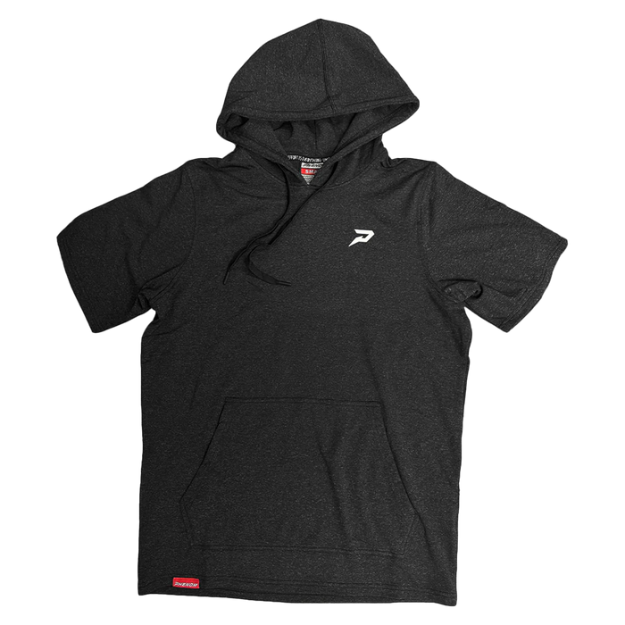 Nano Fleece SS Performance Hoodie - Heather Black